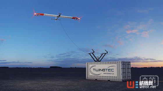 無人機還可以做什么?像風箏一樣放到空中進行風力發電