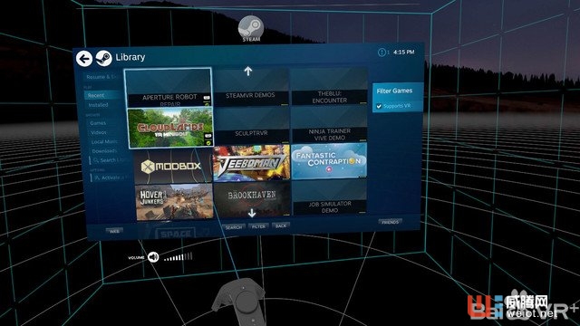 SteamVR Home發布更新給VR帶來更好體驗