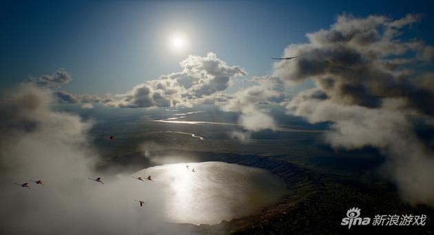 4代的設定為皇牌空戰的世界帶來了隕石坑的背景設定