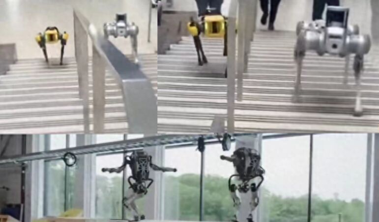 誰說國產(chǎn)不行?中國機(jī)器狗爬樓梯完勝波士頓動(dòng)力